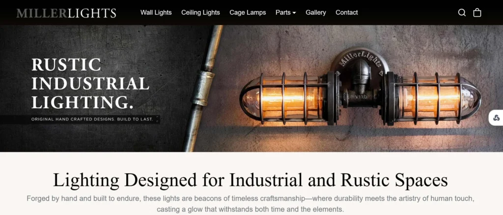 Rustic Industrial Lighting Handmade Durable Cage Lights – MillerLights