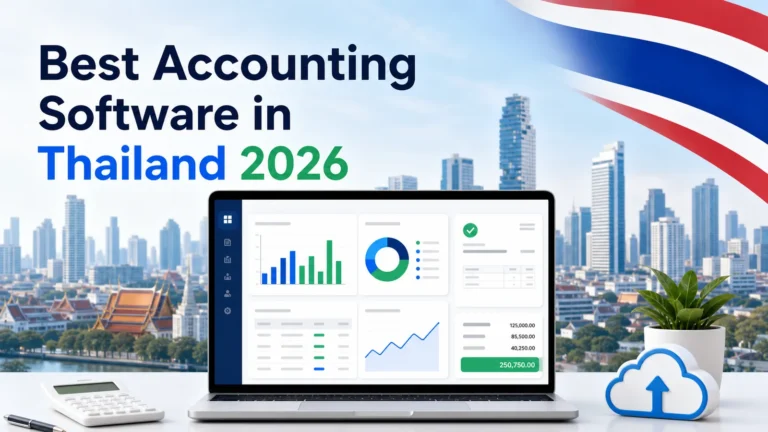 Best accounting software in Thailand 2026 comparison visual