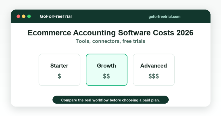 Ecommerce Accounting Software Costs 2026 - Ecommerce Costs 2026