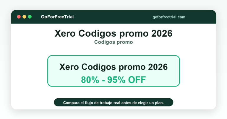 Xero Códigos promoción 2026 - Ofertas Xero 2026