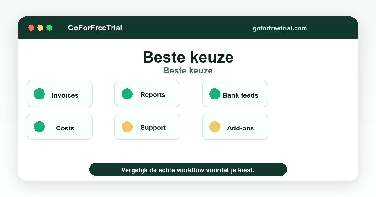 Beste keuze - Xero vs QuickBooks 2026