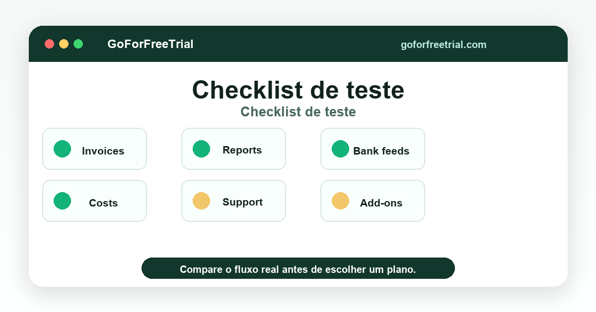 Checklist de teste - Accounting Software 2026