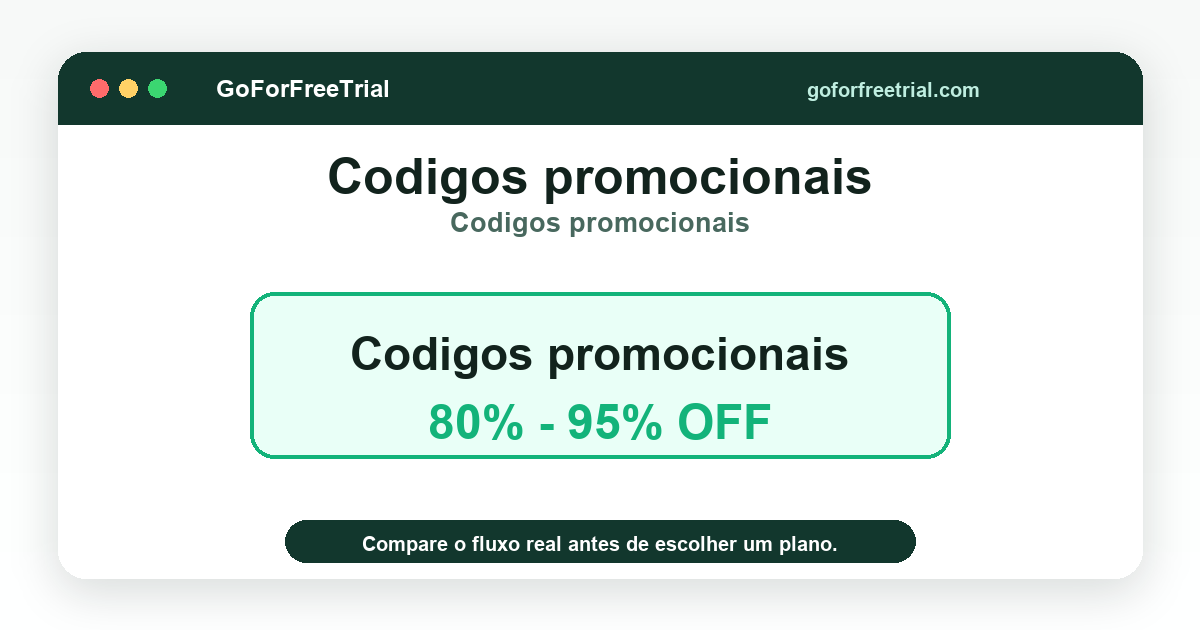 Codigos promocionais - Xero Deals 2026