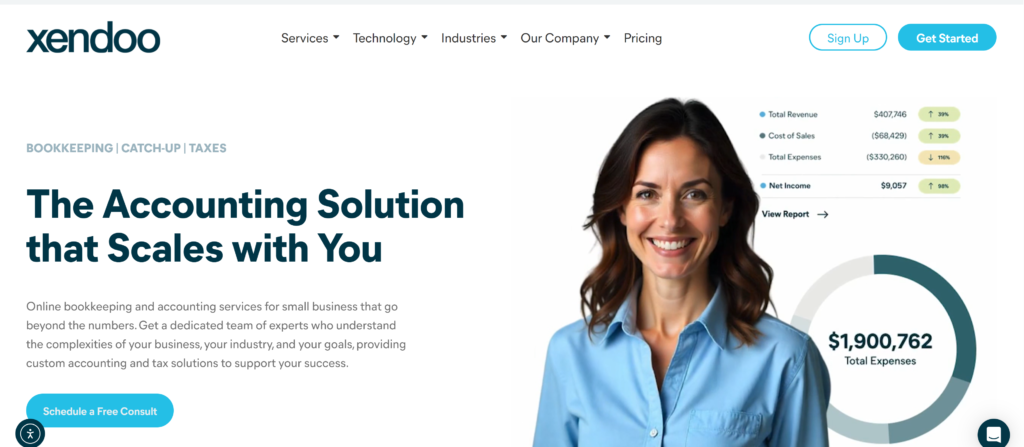 xendoo homepage